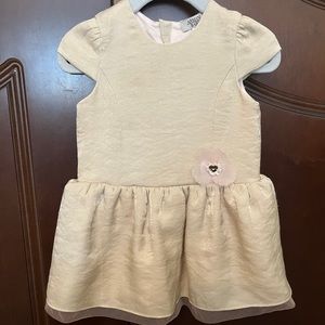 Armani Baby Gold Dress 12M